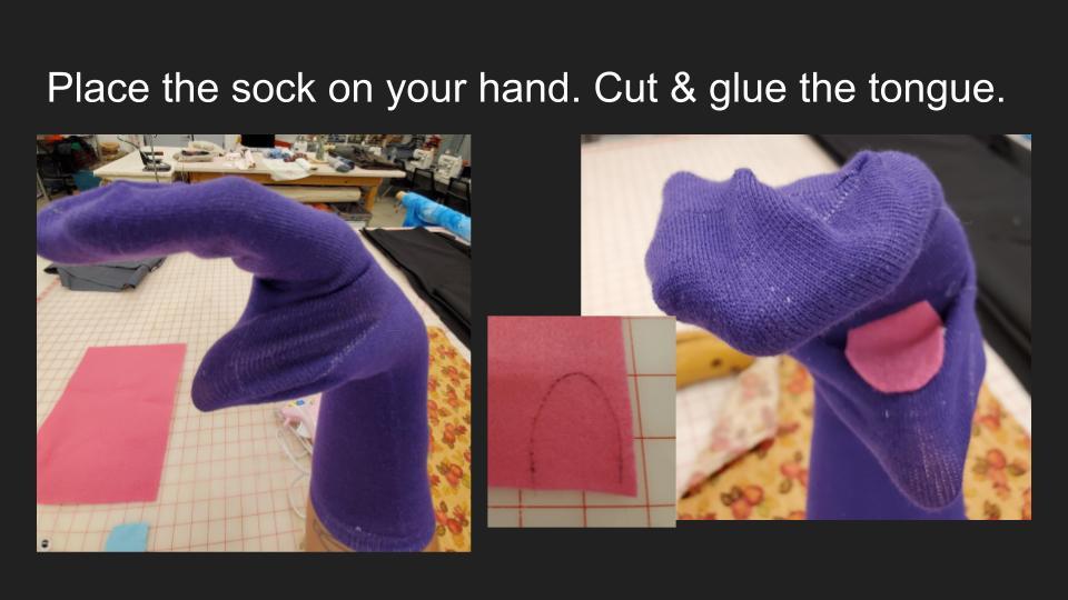 Making a Sock Puppet Slide 3