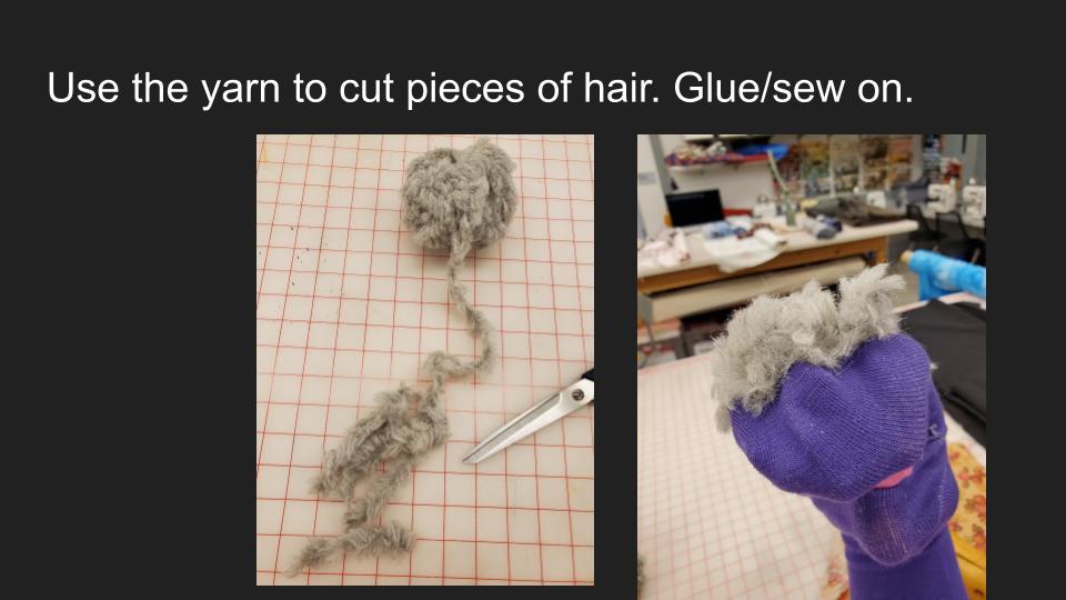 Making a Sock Puppet Slide 4