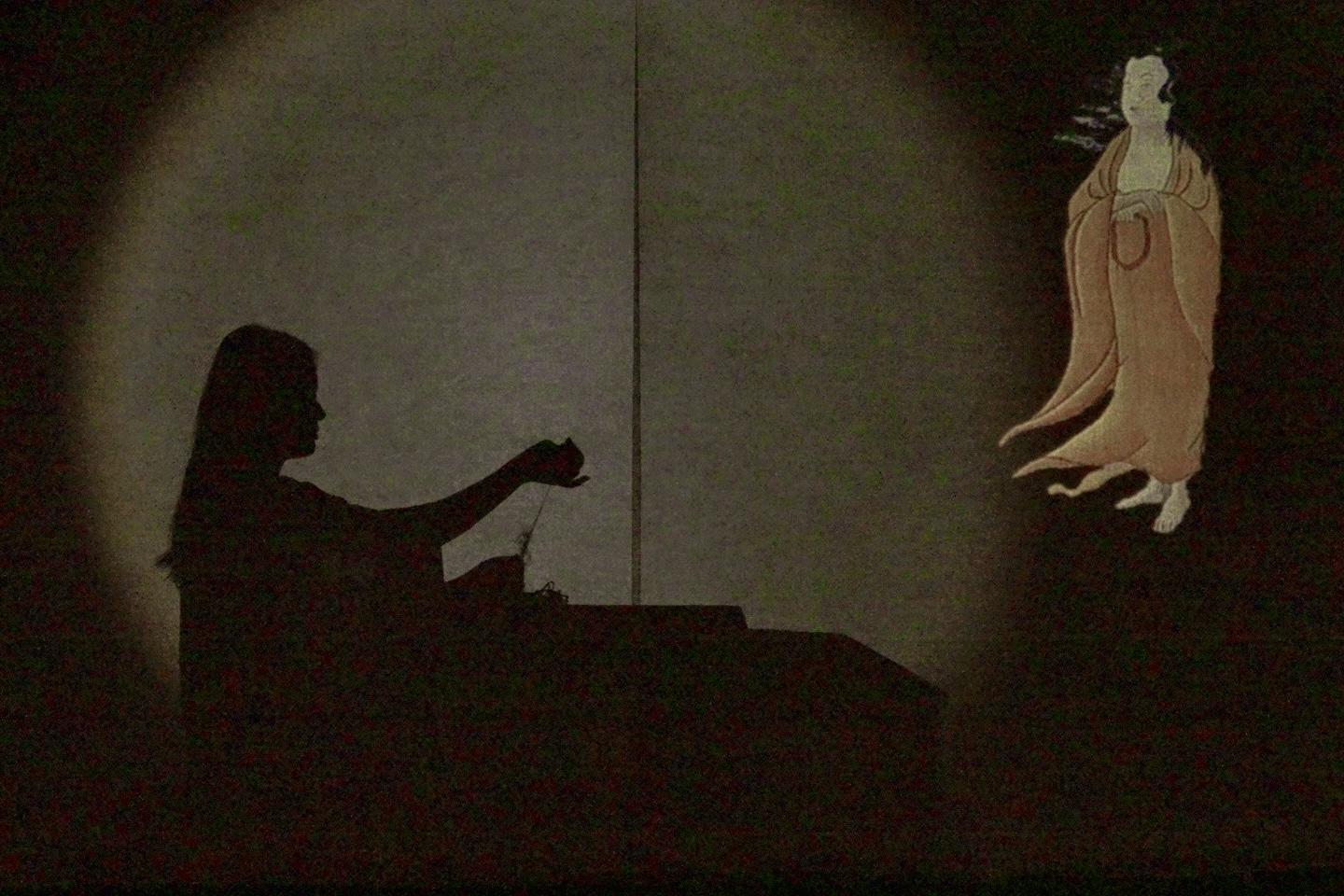 still from puppet theater piece Sattva