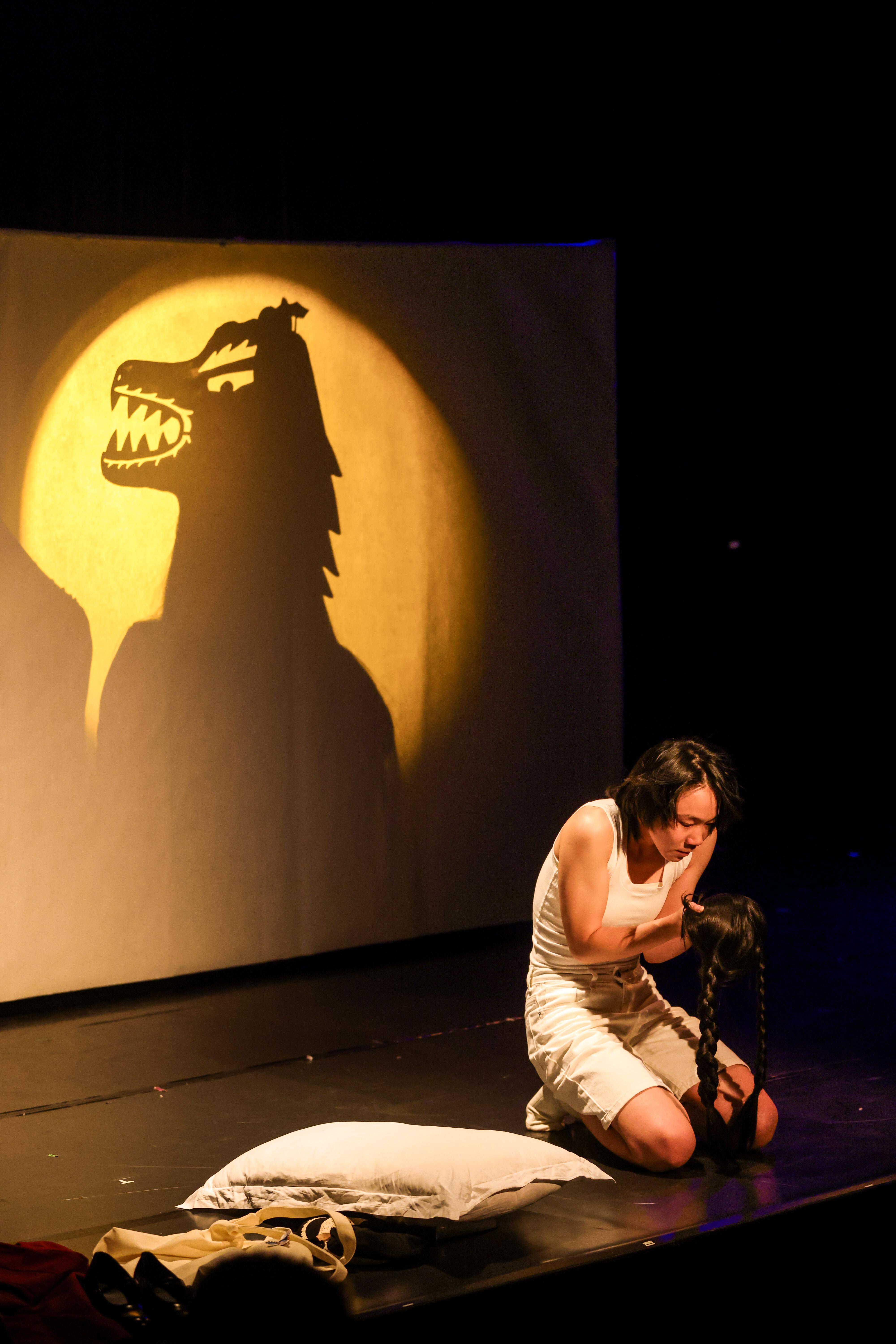 still from puppet theater piece Sattva
