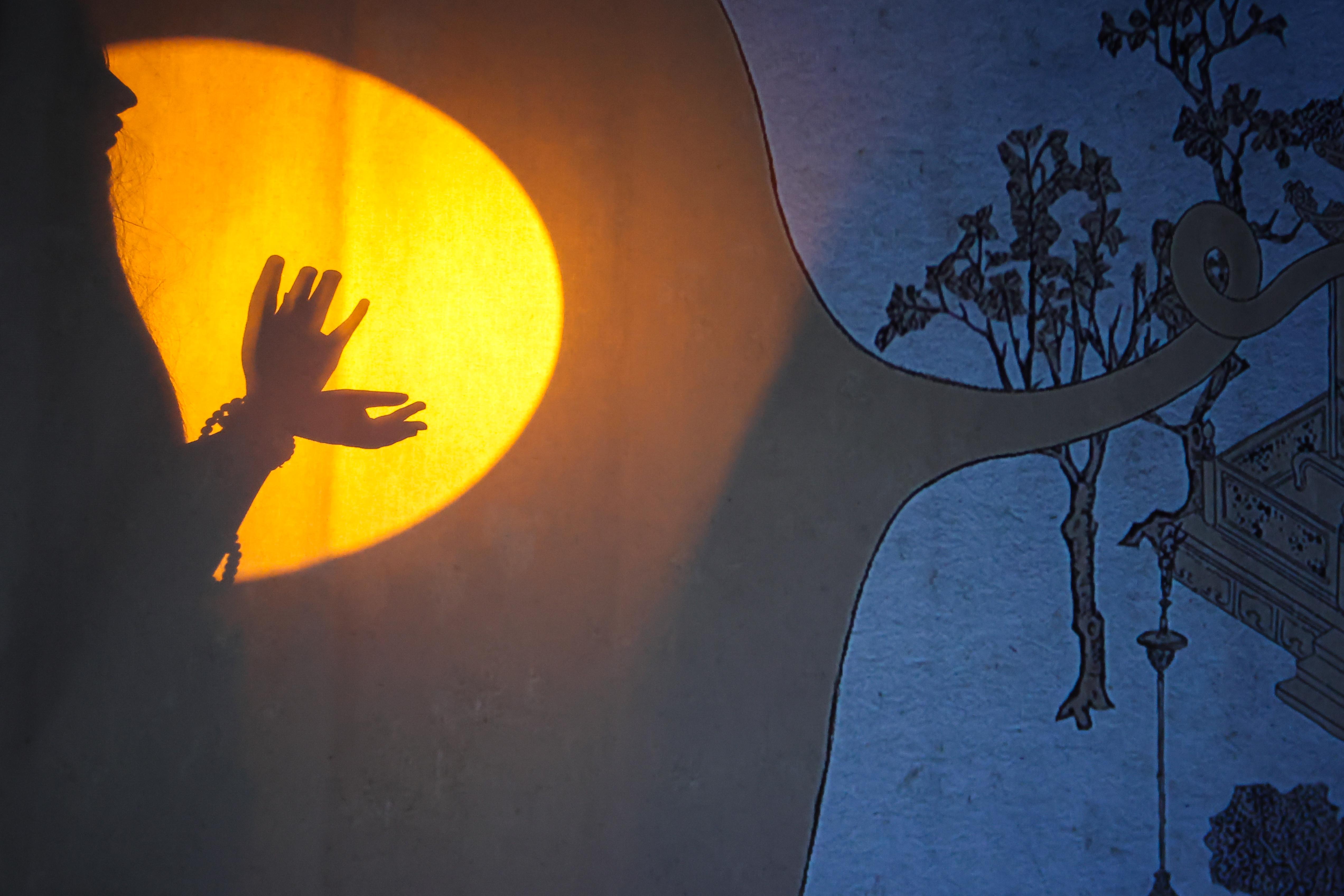 still from puppet theater piece Sattva