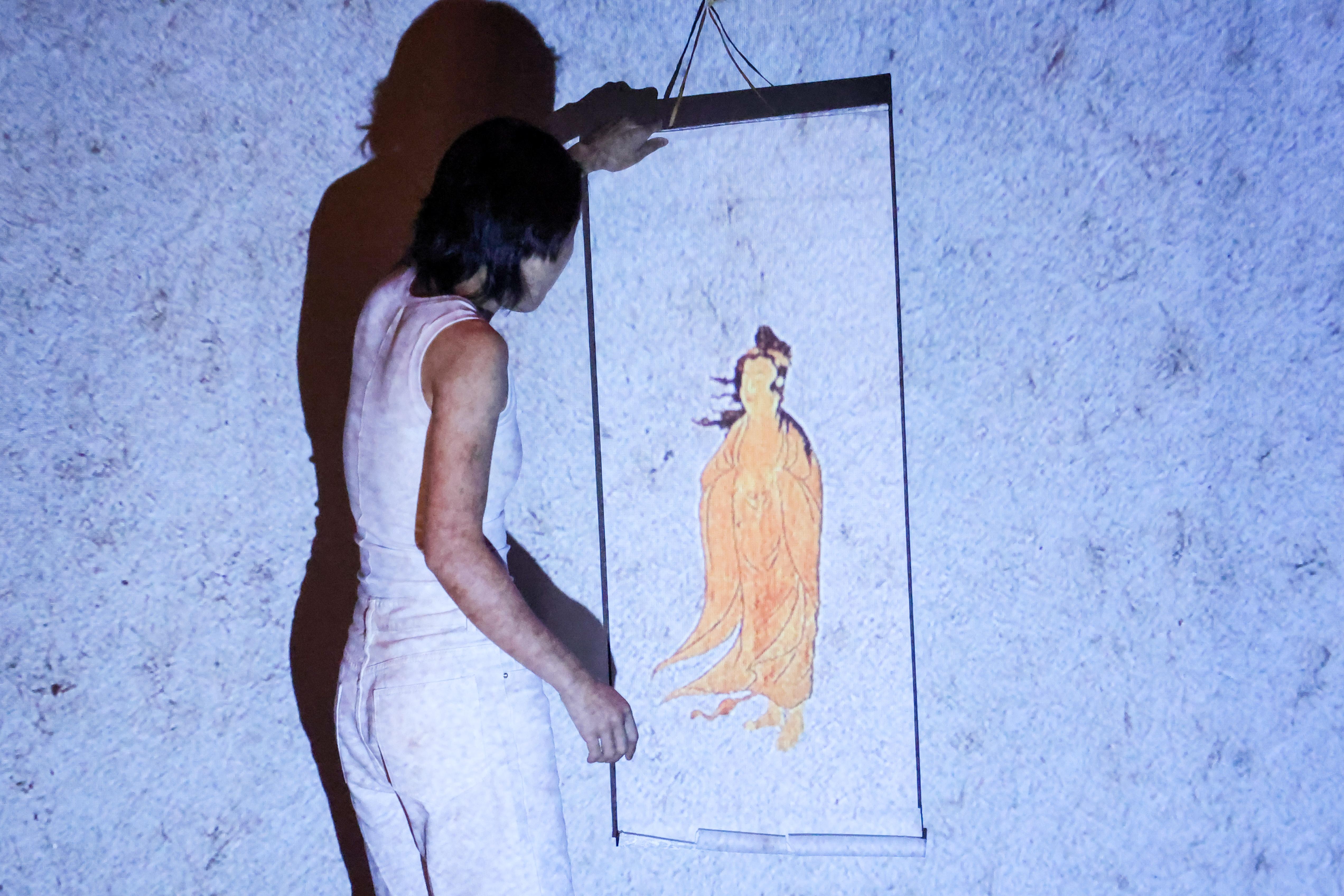 still from puppet theater piece Sattva