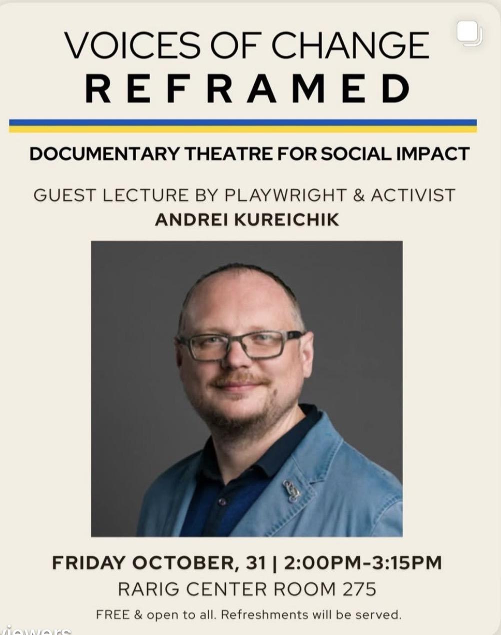 Voices of change flyer