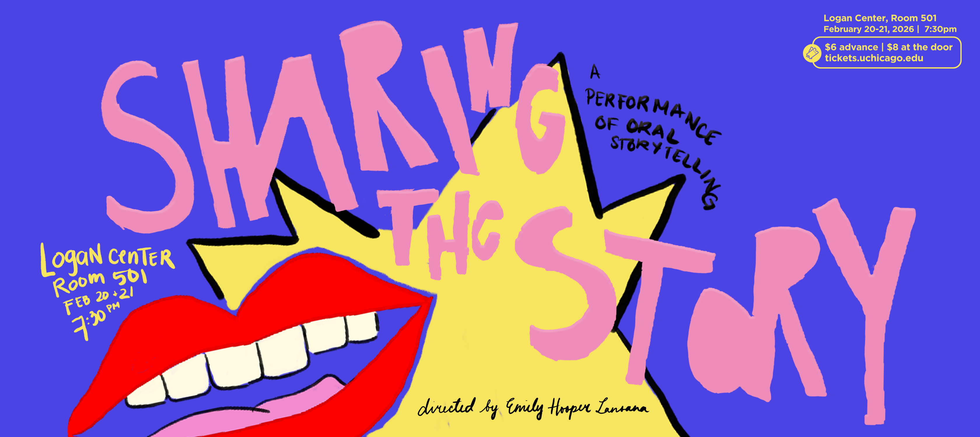 Drawing of a mouth and lips