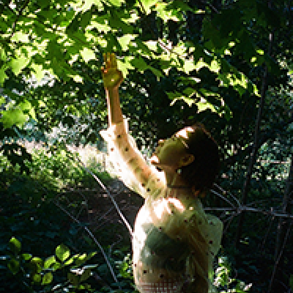 wenke coco huang in the forest