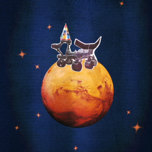 Mars Rover on Mars